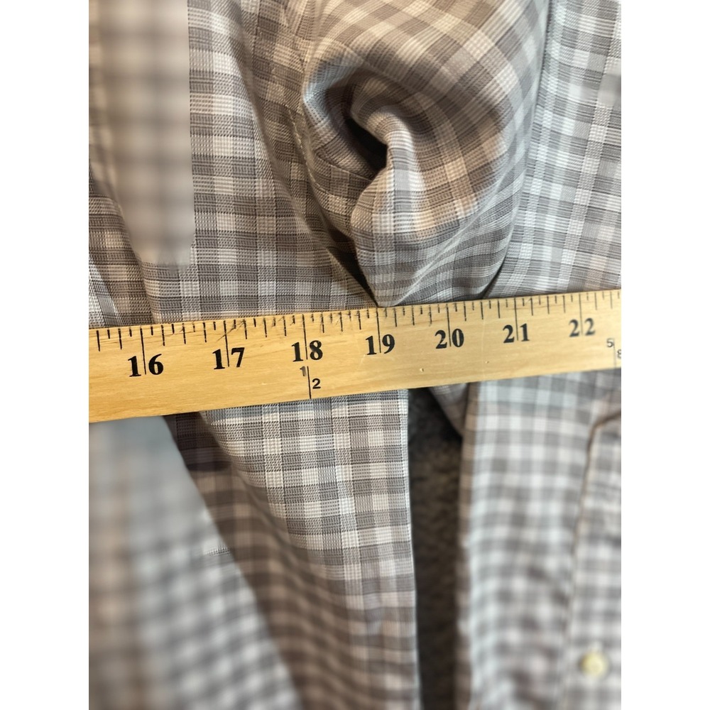 Brooks Brothers Shirt Mens 15.5 - 2/3 Plaid Regent Non Iron Cotton Button - Picture 4 of 6